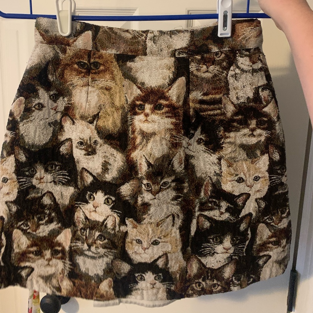 ModCloth Cat Skirt